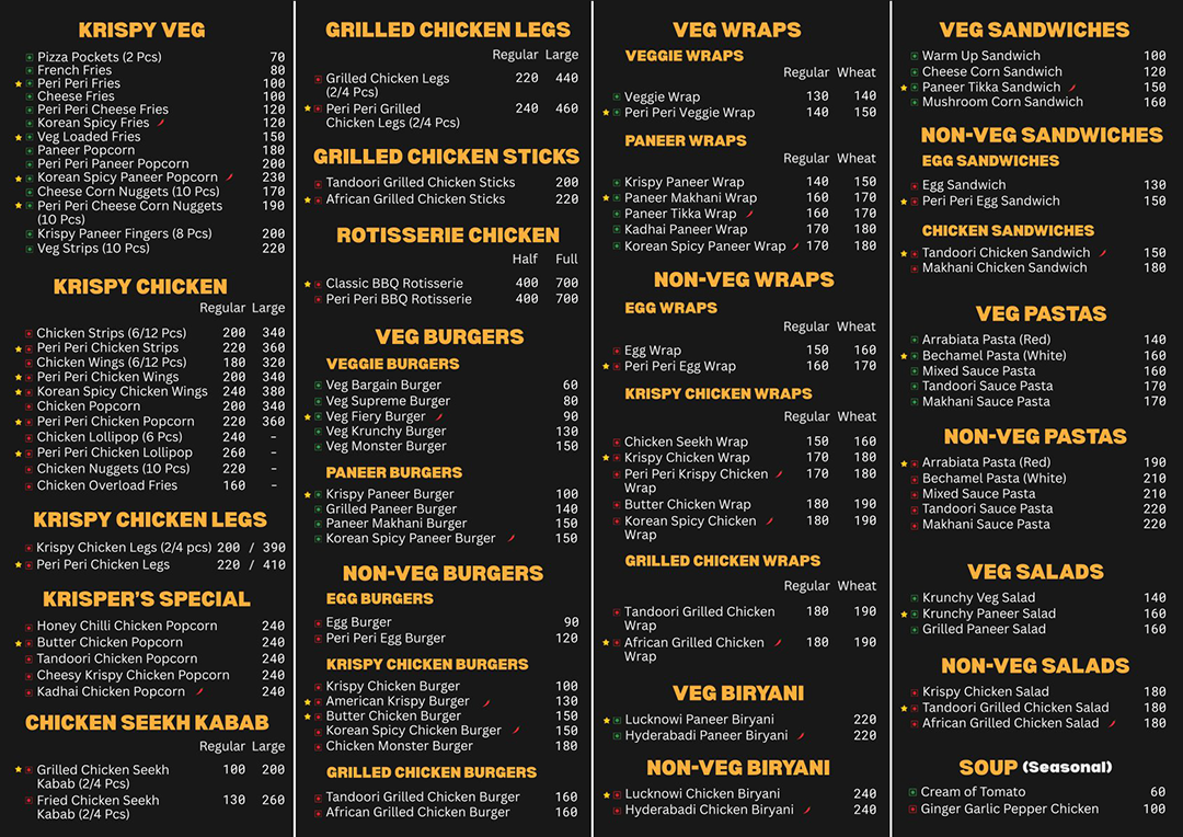 Menu Page 2