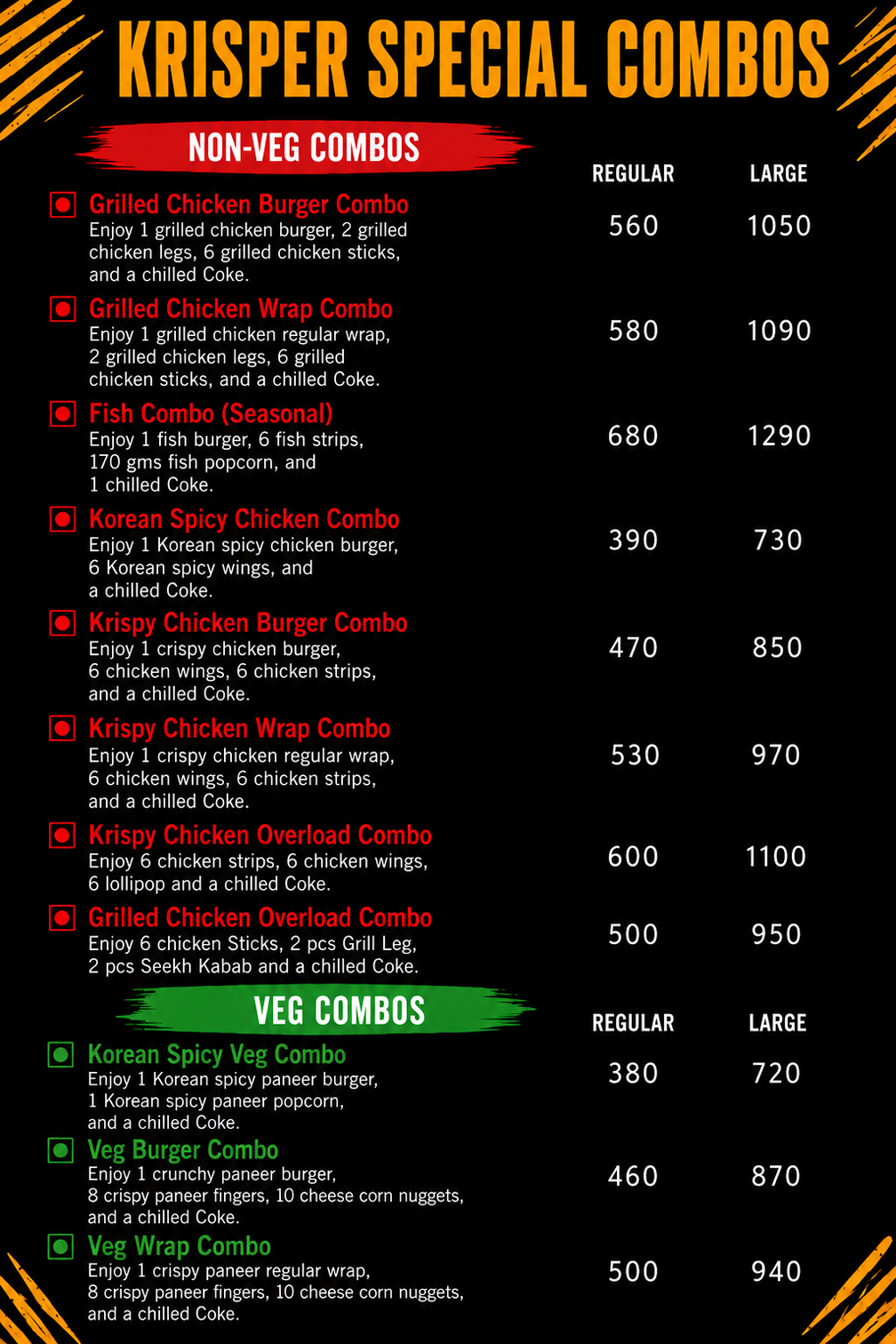 Menu Page 2